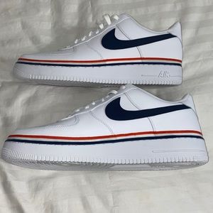 NIKE AIR FORCE 1 BLUE/RED SIZE 15